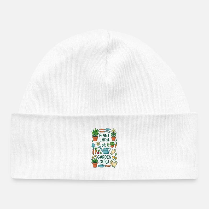 La passionnée de plantes ou experte en jardinage - Bonnet bébé bio - blanc