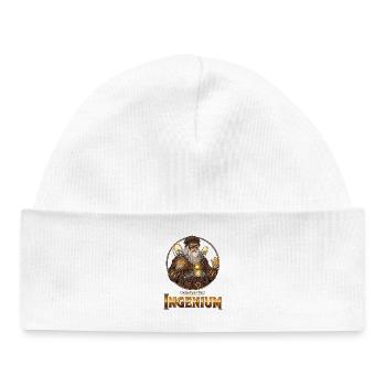 Ingenium Léonardo: Sorcier Steampunk - Bonnet bébé bio - blanc - Devant