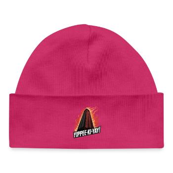 Fiery Skyscraper Boom - Baby Organic Beanie - white - Front