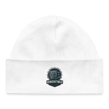 Werkstattheld, Werkzeugbau Profi - Baby Organic Beanie - white - Front