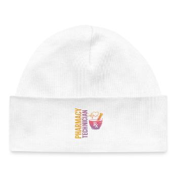 Pharmacy technician illustration - Baby Organic Beanie - white - Front