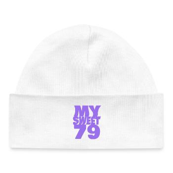 Sweet 79 - Baby Organic Mütze - Weiß - Vorne