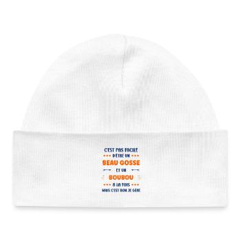 boubou - Baby Organic Beanie - white - Front