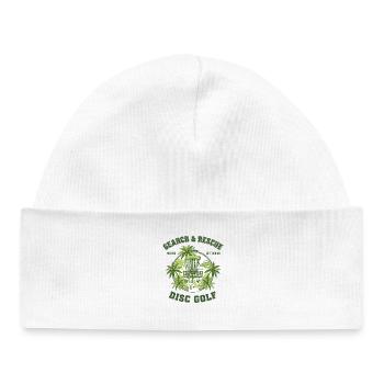 Search And Rescue No Disc Left Behind Disc Golf - Baby Organic Beanie - white - Front