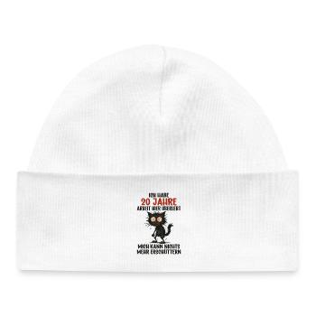 20th Company Anniversary Service Anniversary Work - Baby Organic Beanie - white - Front