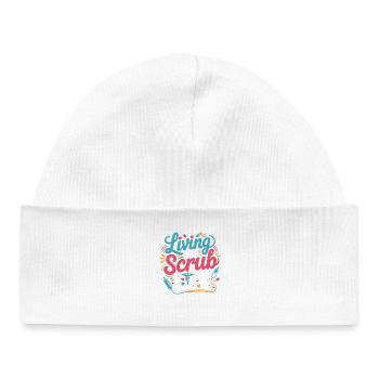 Vivre la vie de broussailles - Bonnet bébé bio - blanc - Devant