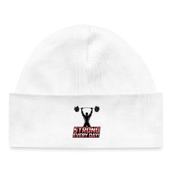 Everyday Strength Lift - Baby Organic Beanie - white - Front