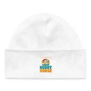Team Hobby Horse Vintage - Baby Organic Mütze - Weiß - Vorne