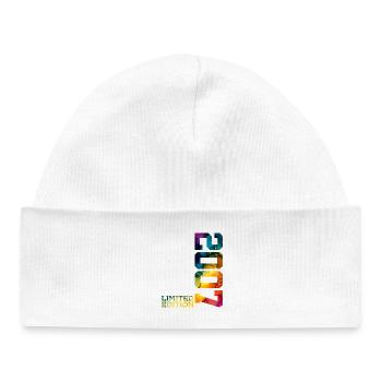 LIMITED EDITION 2007 19 YEARS 19TH BIRTHDAY - Baby Organic Beanie - white - Front