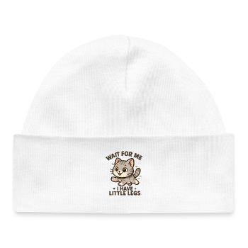 Cat Saying Humor Meme Funny Funny Gift Idea - Baby Organic Beanie - white - Front