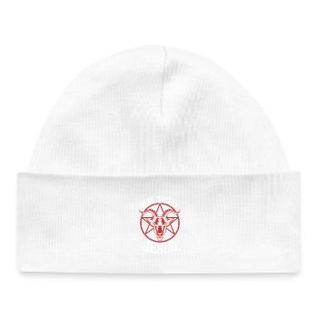 Nicht heute Jesus Goat Tee - Baby Organic Mütze - Weiß - Vorne