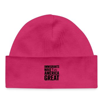 Immigrants - Baby Organic Beanie - white - Front