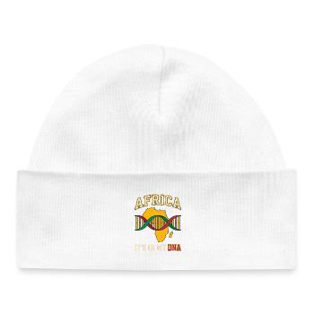 Africa In My DNA Pan-African Pride - Baby Organic Beanie - white - Front