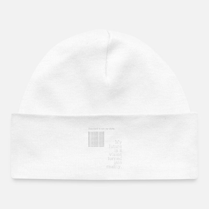 Ma réalité future - Bonnet bébé bio - blanc