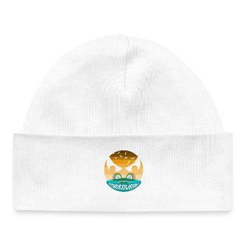 Safari Afrique Faune du Serengeti Crocodile d’Halloween - Bonnet bébé bio - blanc - Devant