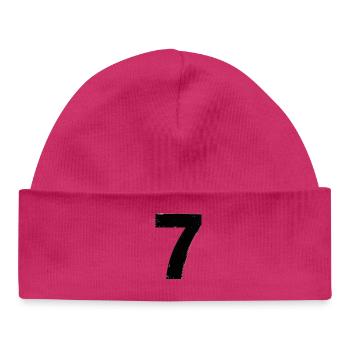 Faded Seven Glyph - Baby Organic Beanie - white - Front