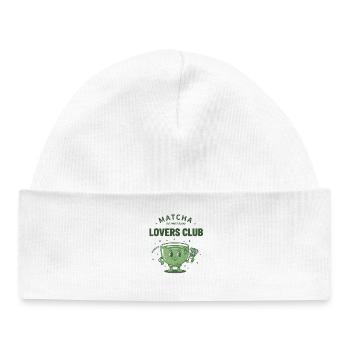 Matcha Lovers Club The Finest Blend Authentic - Baby Organic Beanie - white - Front