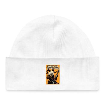 Shred Till You're Dead Guitar T-Shirt - Baby Organic Beanie - white - Front