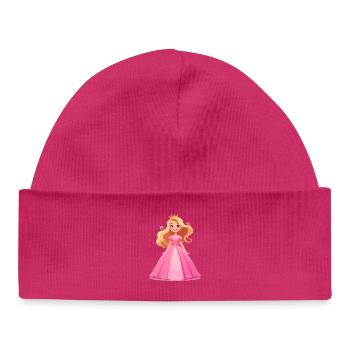 Prinzessin in einem rosa Kleid - Baby Organic Mütze - Weiß - Vorne