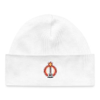 Tube à essai Fantôme de Flamme - Bonnet bébé bio - blanc - Devant