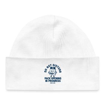 Cartes à collectionner Ne pas déranger l’ouverture du paquet - Bonnet bébé bio - blanc - Devant