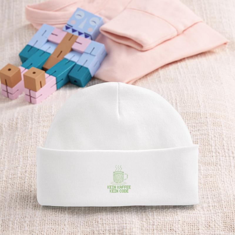 Kein Kaffee Kein Code Programmierer Informatiker Baby Organic Mütze
