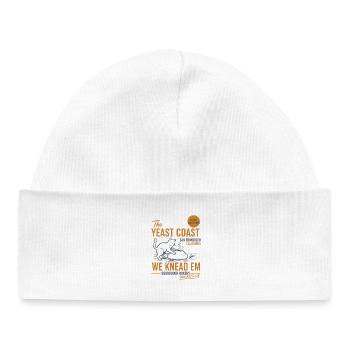 The Yeast Coast We Knead Em Sourdough - Baby Organic Beanie - white - Front
