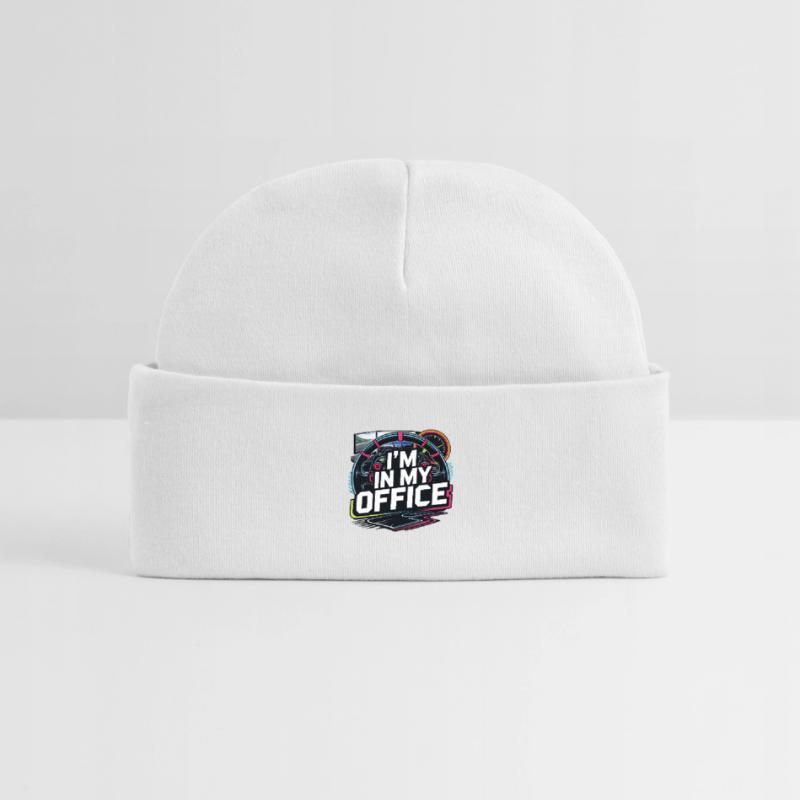 I'm in my office Baby Organic Beanie