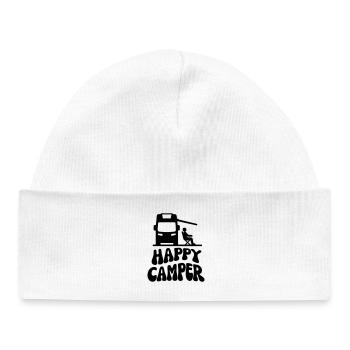 Campeur Happy - Bonnet bébé bio - blanc - Devant