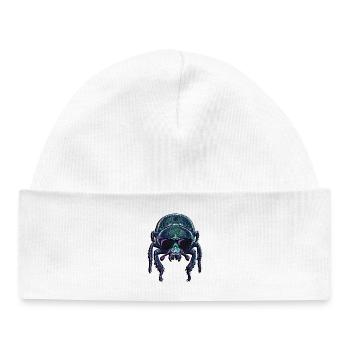 Insekt Mistkäfer Sonnenbrille - Baby Organic Beanie - white - Front