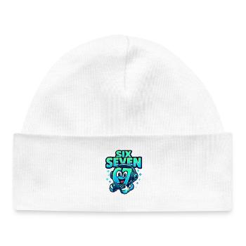 Six Seven Gamer Mascot Italian Brainrot Gaming - Baby Organic Beanie - white - Front