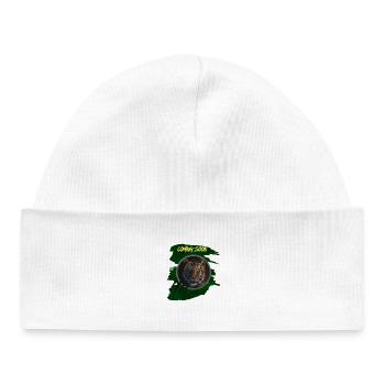 Roi Juncle Tigre - Bonnet bébé bio - blanc - Devant