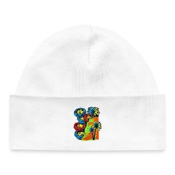 Portugal Coast - Baby Organic Beanie - white - Front