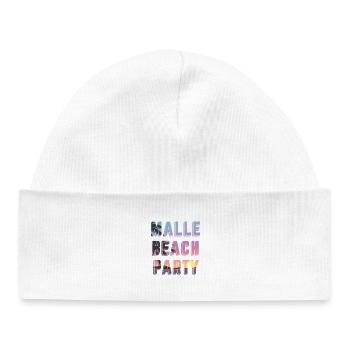 Malle Beach Party Sunset - Baby Organic Beanie - white - Front
