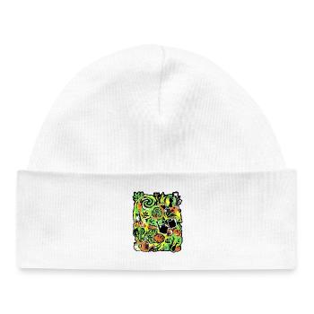 Permaculture Gardener - Baby Organic Beanie - white - Front