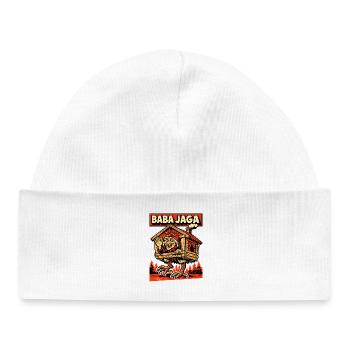 Baba Jaga Slavic Witch Legend - Baby Organic Beanie - white - Front
