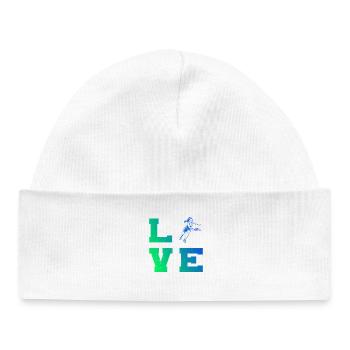 Idée de sports de pickleball pour les fans de la communauté de pickleball - Bonnet bébé bio - blanc - Devant
