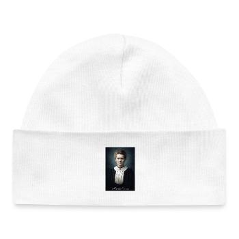 Marie Curie Portrait - Bonnet bébé bio - blanc - Devant