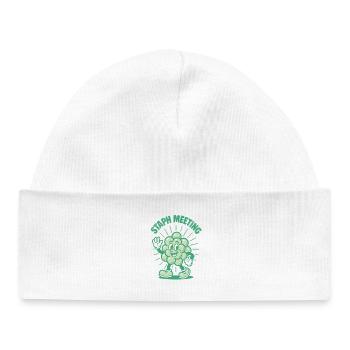 Staph Review | Microbiology Humor - Baby Organic Beanie - white - Front