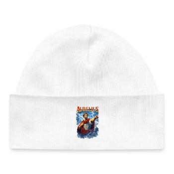 Portrait of Marcus Aurelius - Baby Organic Beanie - white - Front