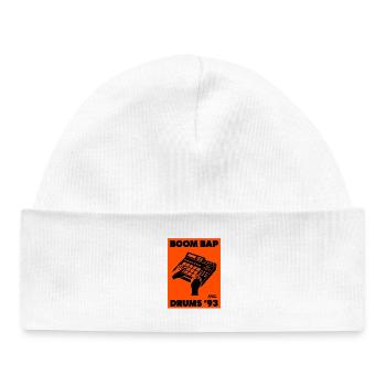 Boom Bap Drums '93 Retro - Baby Organic Mütze - Weiß - Vorne