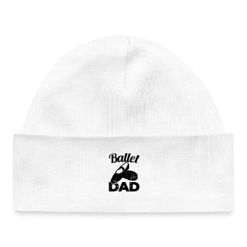 Papa de ballet - Bonnet bébé bio - blanc - Devant