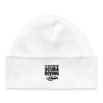Je préfère faire de la plongée sous-marine - Bonnet bébé bio - blanc - Devant