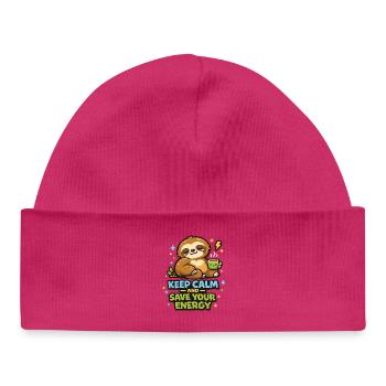 Kuschelsloth Coffee Tranquility - Baby Organic Beanie - white - Front