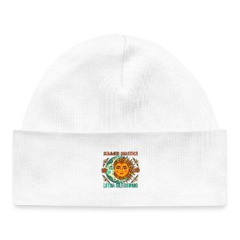Litha Pagan Solstice d’été Midsommar - Bonnet bébé bio - blanc - Devant