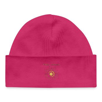 Litha Pagan Summer Solstice Midsummer Midsommar - Baby Organic Beanie - white - Front
