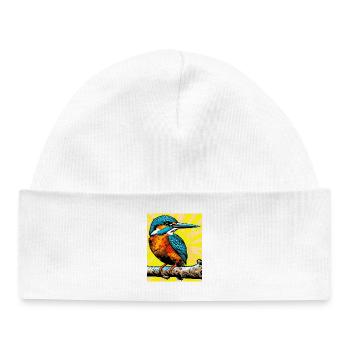 Eisvogel - Baby Organic Mütze - Weiß - Vorne