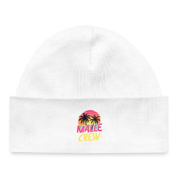Malle Crew - Bonnet bébé bio - blanc - Devant