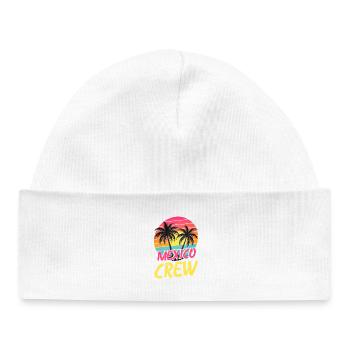 Mexiko Crew - Baby Organic Mütze - Weiß - Vorne