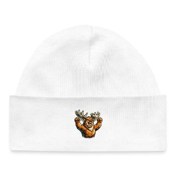 Le Woose se réjouit - Bonnet bébé bio - blanc - Devant